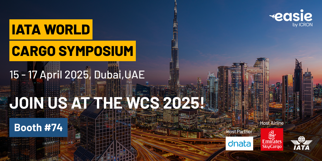 Meet Us at the IATA World Cargo Symposium (WCS) 2025 in Dubai!